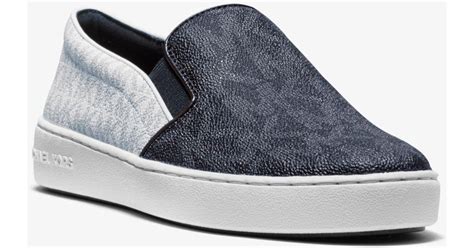 keaton logo slip on sneaker